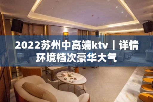 2022苏州中高端ktv丨详情环境档次豪华大气