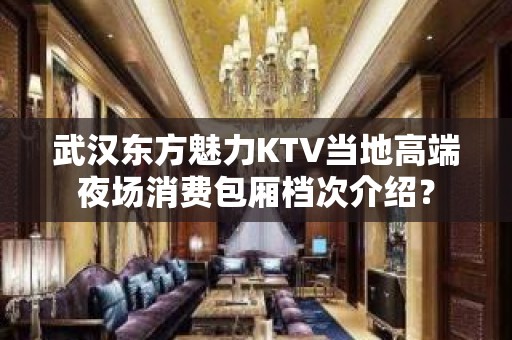 武汉东方魅力KTV当地高端夜场消费包厢档次介绍？