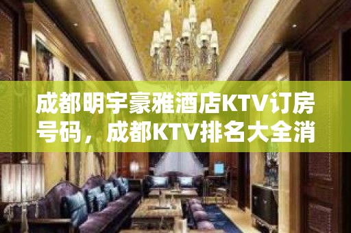 成都明宇豪雅酒店KTV订房号码，成都KTV排名大全消费一览