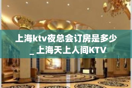 上海ktv夜总会订房是多少＿上海天上人间KTV