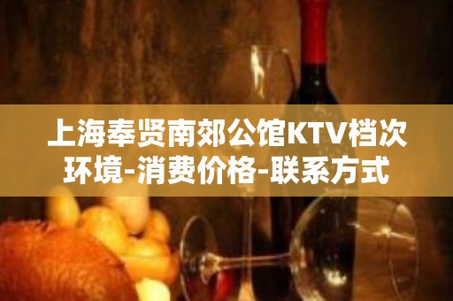 上海奉贤南郊公馆KTV档次环境-消费价格-联系方式