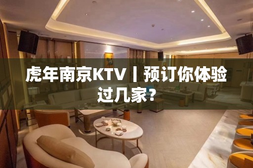 虎年﻿南京KTV丨预订你体验过几家？