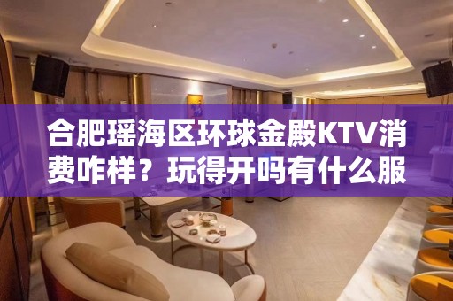 合肥瑶海区环球金殿KTV消费咋样？玩得开吗有什么服务。