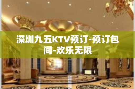 深圳九五KTV预订-预订包间-欢乐无限