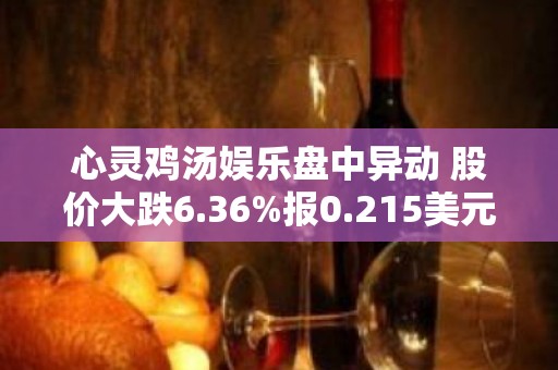 心灵鸡汤娱乐盘中异动 股价大跌6.36%报0.215美元