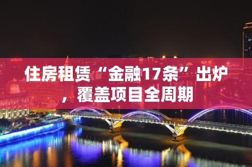 住房租赁“金融17条”出炉，覆盖项目全周期