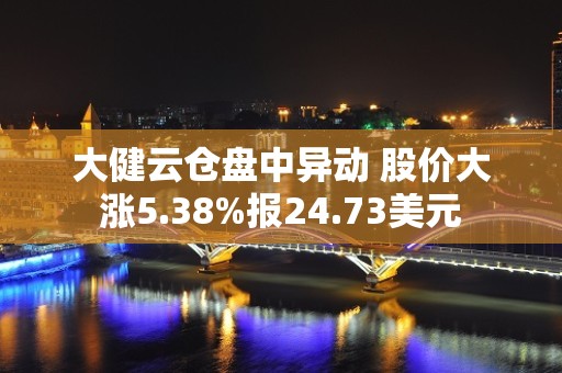 大健云仓盘中异动 股价大涨5.38%报24.73美元