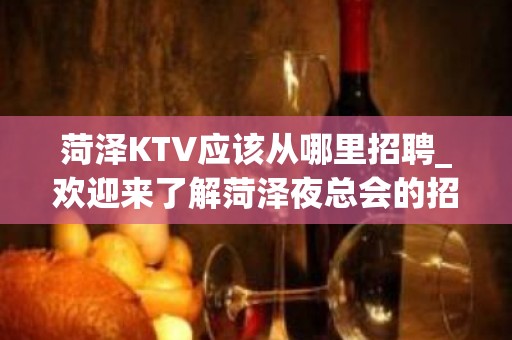 菏泽KTV应该从哪里招聘_欢迎来了解菏泽夜总会的招聘信息？