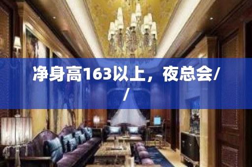 净身高163以上，夜总会//