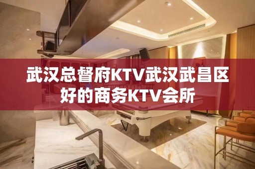 武汉总督府KTV武汉武昌区好的商务KTV会所