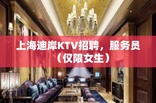 上海迪岸KTV招聘，服务员（仅限女生）