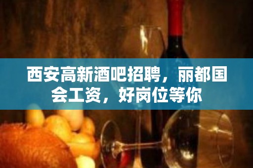 西安高新酒吧招聘，丽都国会工资，好岗位等你