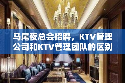 马尾夜总会招聘，KTV管理公司和KTV管理团队的区别