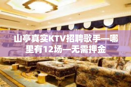 山亭真实KTV招聘歌手—哪里有12场—无需押金