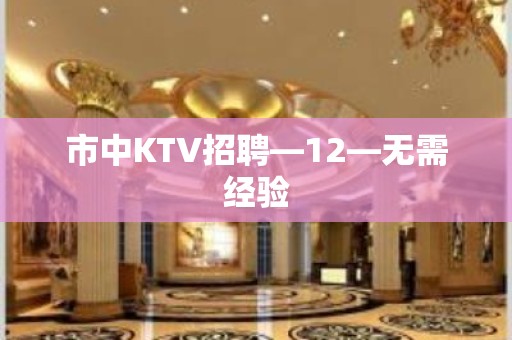 市中KTV招聘—12—无需经验