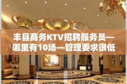 丰县商务KTV招聘服务员—哪里有10场—管理要求很低