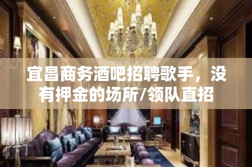 宜昌商务酒吧招聘歌手，没有押金的场所/领队直招