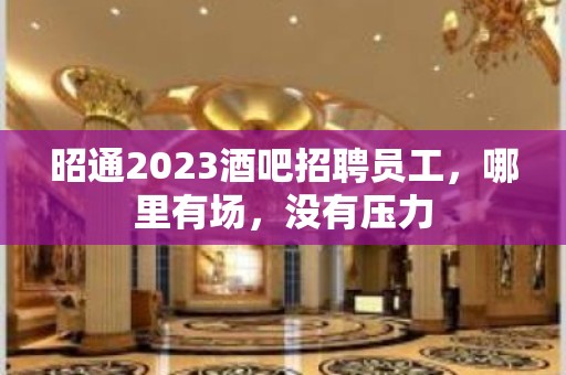 昭通2023酒吧招聘员工，哪里有场，没有压力