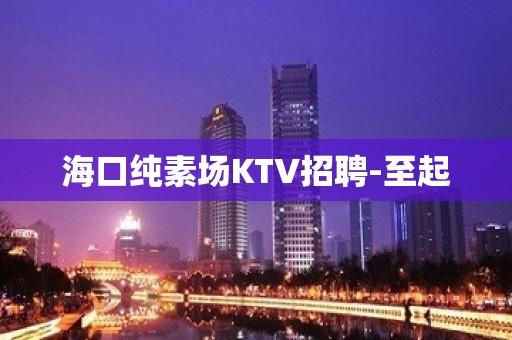 海口纯素场KTV招聘-至起