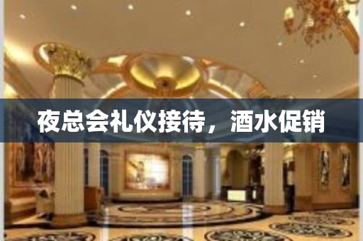 夜总会礼仪接待，酒水促销