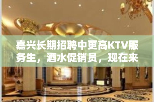 嘉兴长期招聘中更高KTV服务生，酒水促销员，现在来就是捡钱