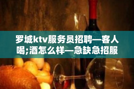 罗城ktv服务员招聘—客人喝;酒怎么样—急缺急招服务员