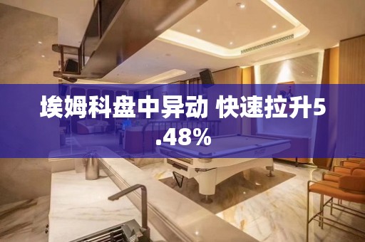 埃姆科盘中异动 快速拉升5.48%