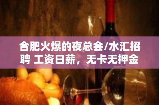 合肥火爆的夜总会/水汇招聘 工资日薪，无卡无押金，不压不扣