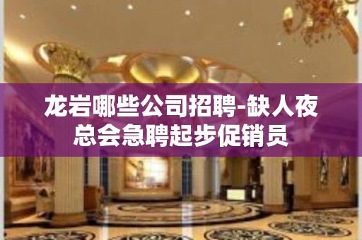 龙岩哪些公司招聘-缺人夜总会急聘起步促销员