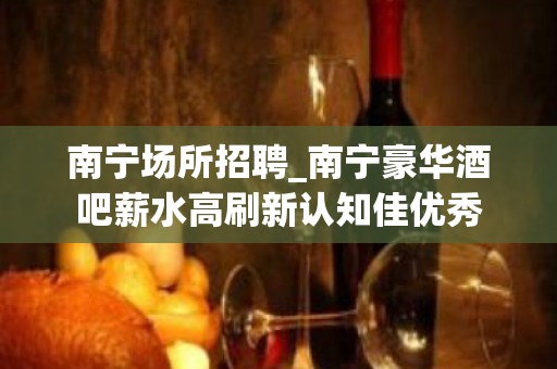 南宁场所招聘_南宁豪华酒吧薪水高刷新认知佳优秀