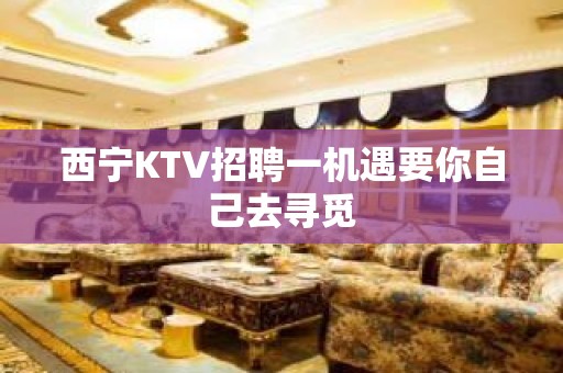 西宁KTV招聘一机遇要你自己去寻觅