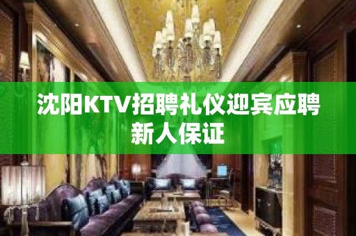 沈阳KTV招聘礼仪迎宾应聘新人保证