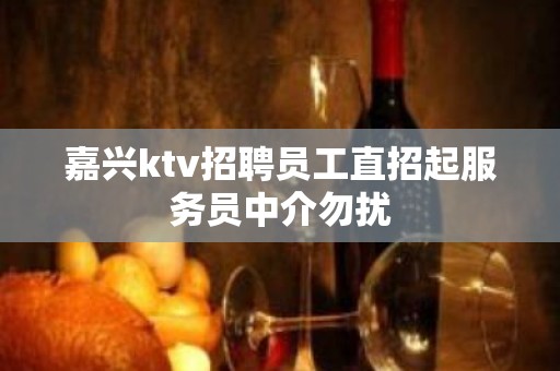 嘉兴ktv招聘员工直招起服务员中介勿扰