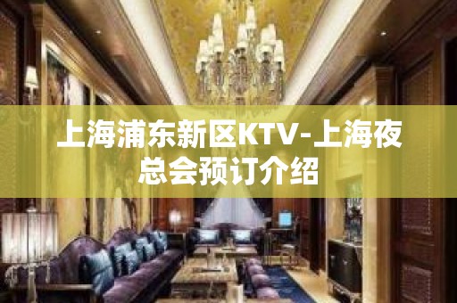 上海浦东新区KTV-上海夜总会预订介绍