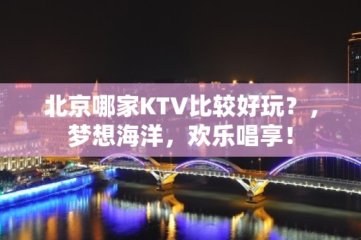 北京哪家KTV比较好玩？，梦想海洋，欢乐唱享！