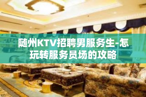 随州KTV招聘男服务生-怎玩转服务员场的攻略