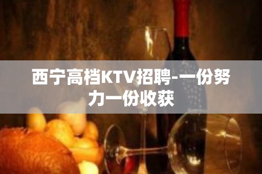 西宁高档KTV招聘-一份努力一份收获