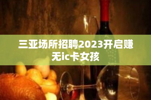 三亚场所招聘2023开启赚无ic卡女孩