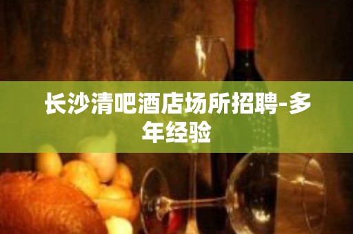 长沙清吧酒店场所招聘-多年经验