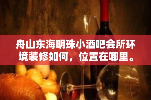 舟山东海明珠小酒吧会所环境装修如何，位置在哪里。