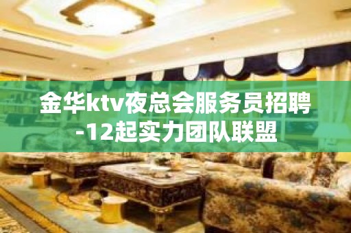 金华ktv夜总会服务员招聘-12起实力团队联盟