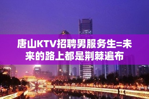 唐山KTV招聘男服务生=未来的路上都是荆棘遍布