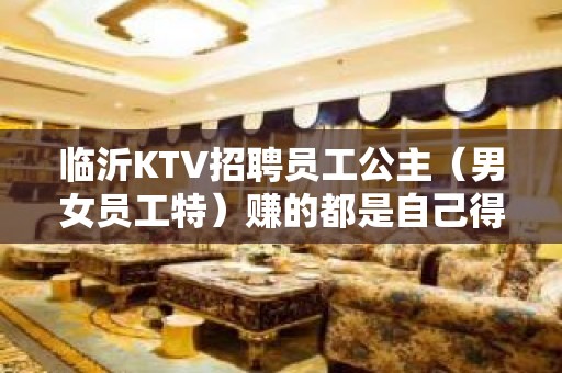 临沂KTV招聘员工公主（男女员工特）赚的都是自己得