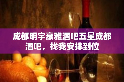 成都明宇豪雅酒吧五星成都酒吧，找我安排到位