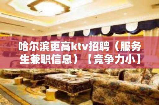 哈尔滨更高ktv招聘（服务生兼职信息）【竞争力小】叶少服务员团队