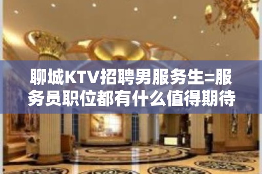 聊城KTV招聘男服务生=服务员职位都有什么值得期待