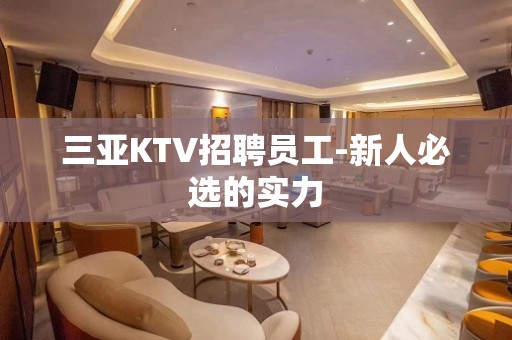 三亚KTV招聘员工-新人必选的实力