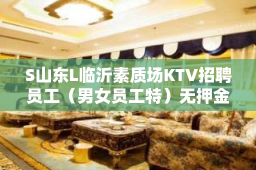 S山东L临沂素质场KTV招聘员工（男女员工特）无押金无ic卡