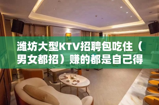 潍坊大型KTV招聘包吃住（男女都招）赚的都是自己得