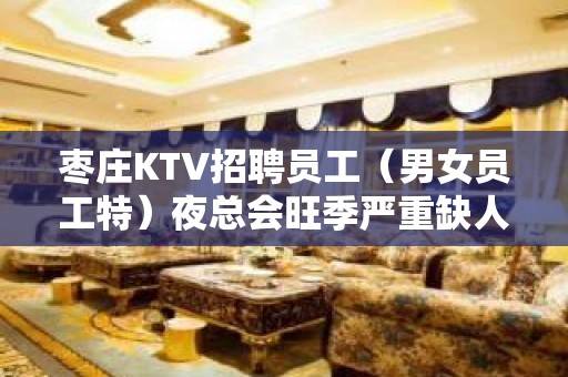 枣庄KTV招聘员工（男女员工特）夜总会旺季严重缺人起步